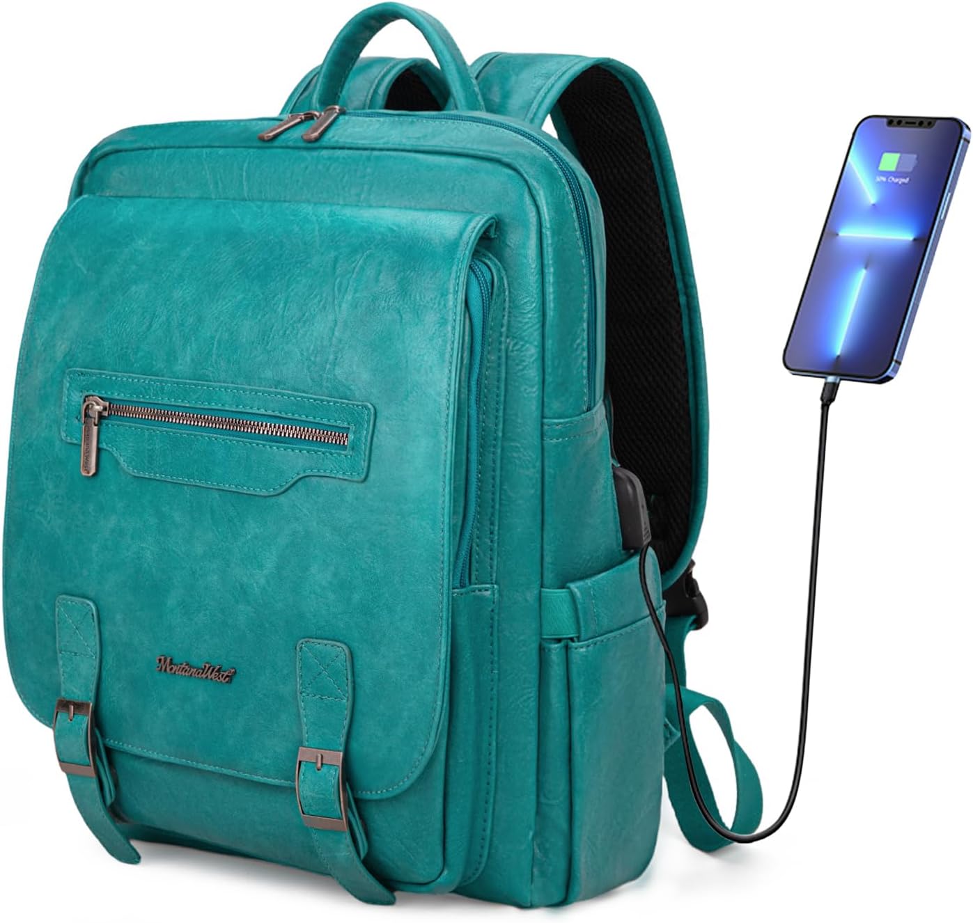 Montana West Laptop Backpack for Women with USB Port and Style