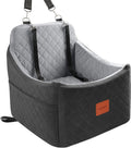 Dog Car Seat for Small Medium Dogs Medium - Black/Grey Booster Seat