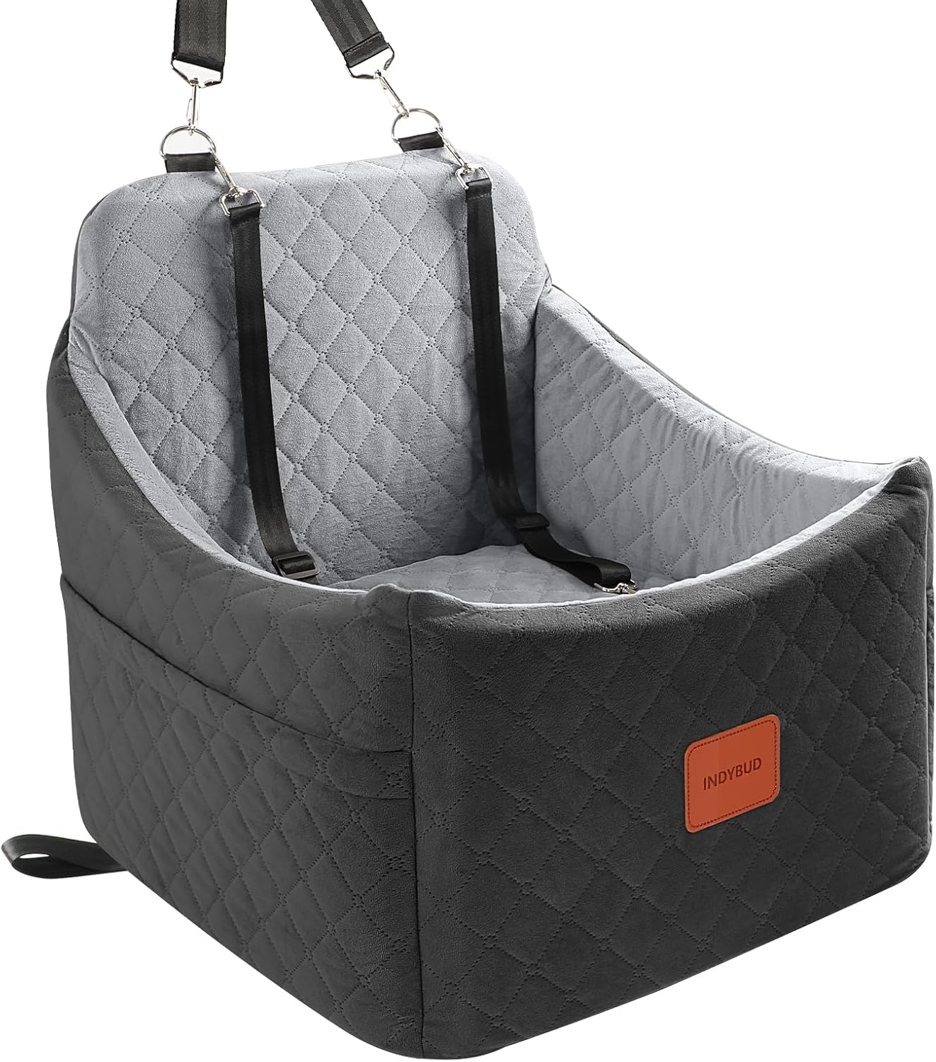 INDYBUD Dog Booster Seat - Safe Travel for Small Dogs