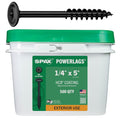SPAX 1/4in x 5in Exterior Washer Head Structural Wood Lag Screws