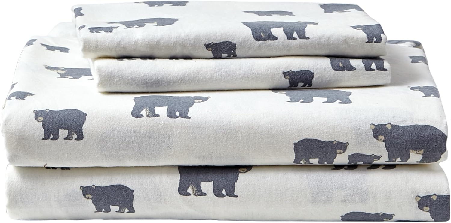 Eddie Bauer Flannel Sheets Queen Size for All-Season Comfort
