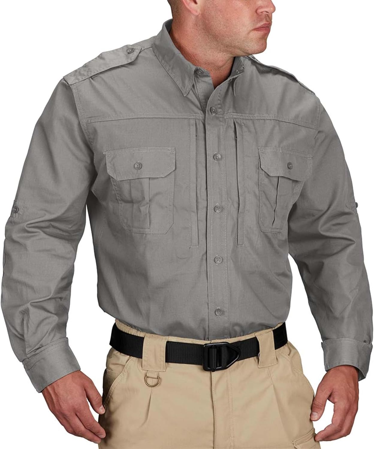 Propper Men's Long Sleeve Tactical Shirt for Durability and Comfort