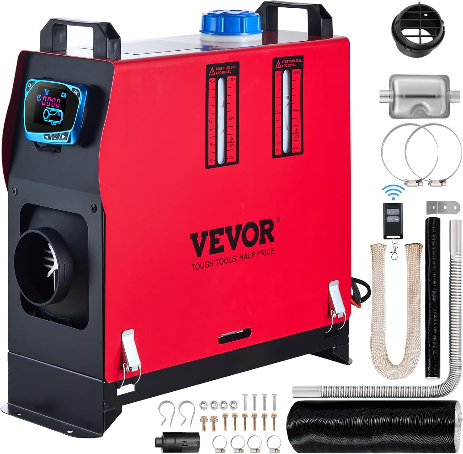 VEVOR 8KW Diesel Air Heater for RVs, Trucks, and Buses