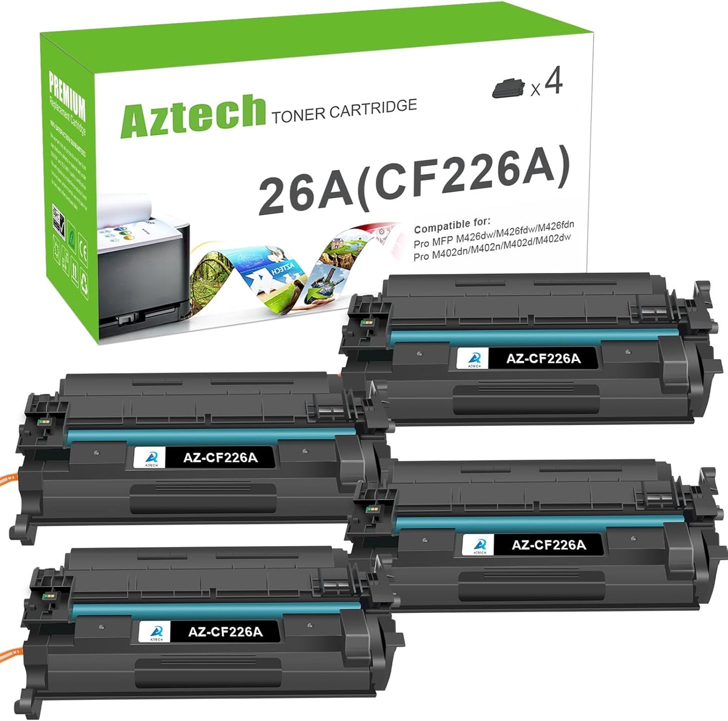 Aztech Compatible Toner Cartridge Replacement for HP 26A CF226A