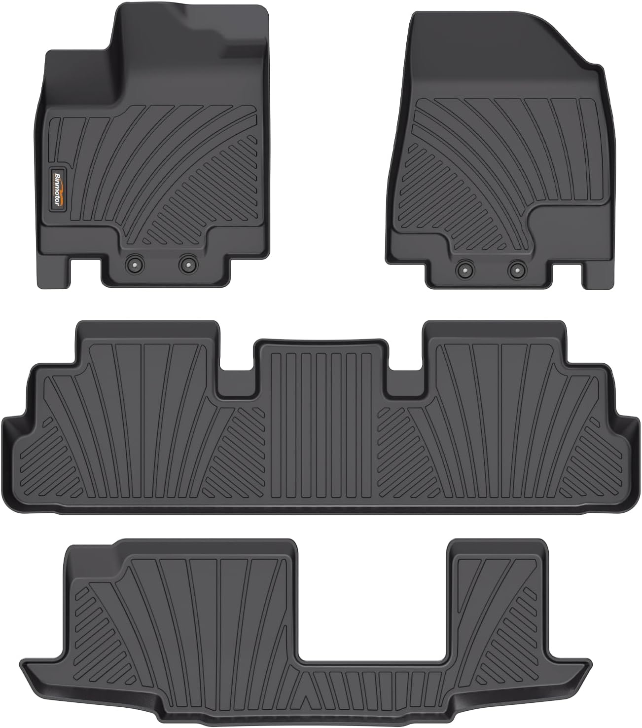 Binmotor All Weather Floor Mats for Nissan Pathfinder 2022 2025