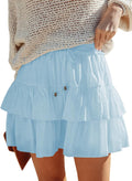 Flowy Shorts for Women Boho Ruffled Tiered Skorts - Flowy Comfort Note