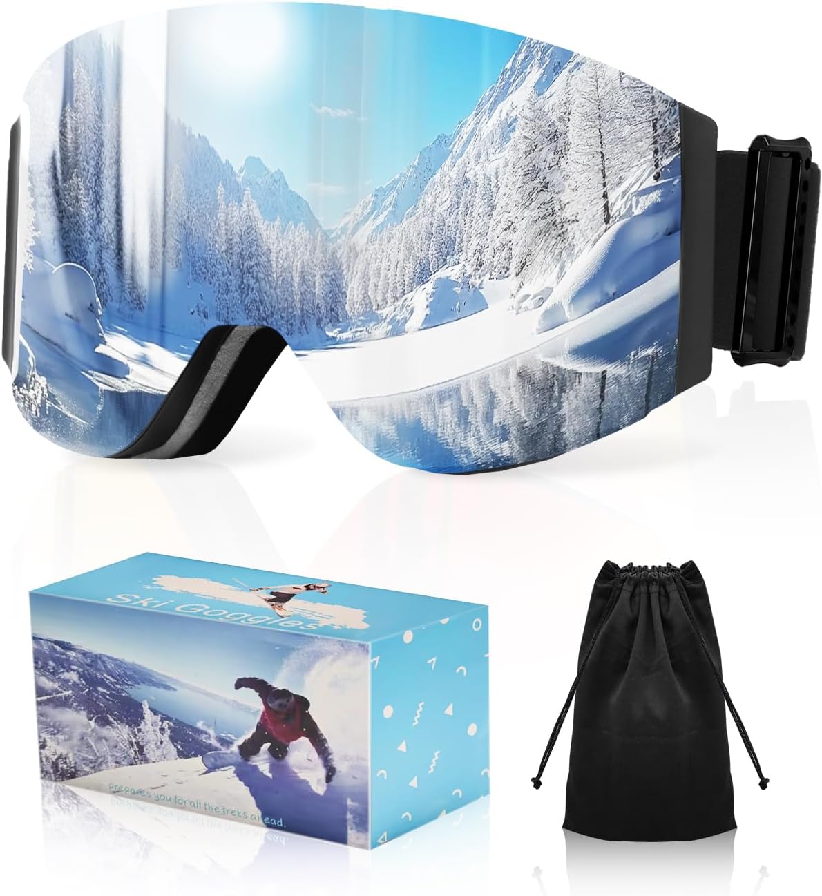 Anti-Fog HD Lens Snow Goggles by Coolpub