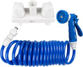 Dura Faucet RV Quick Connect Detachable Spray Faucet - 7-Option Nozzle