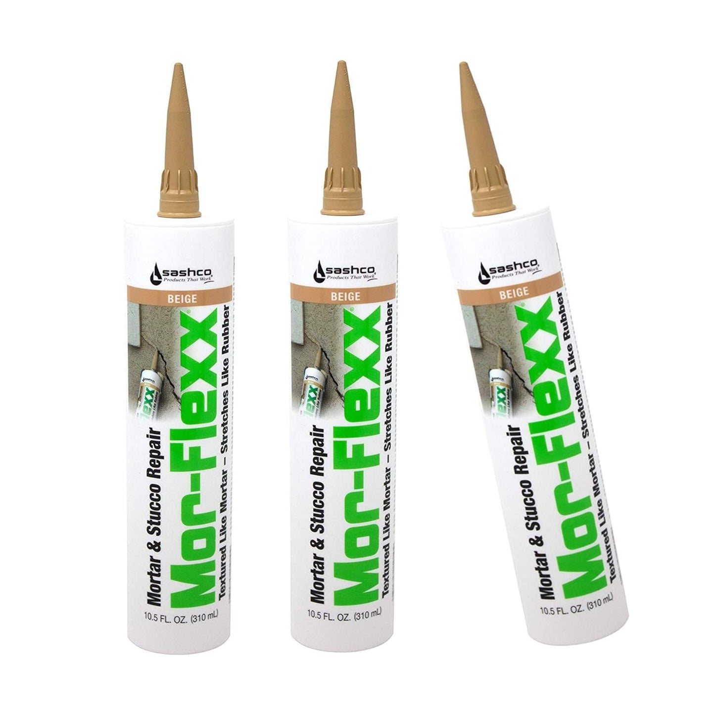 Sashco MorFlexx Mortar & Stucco Repair 10.5oz - 3 Pack Review