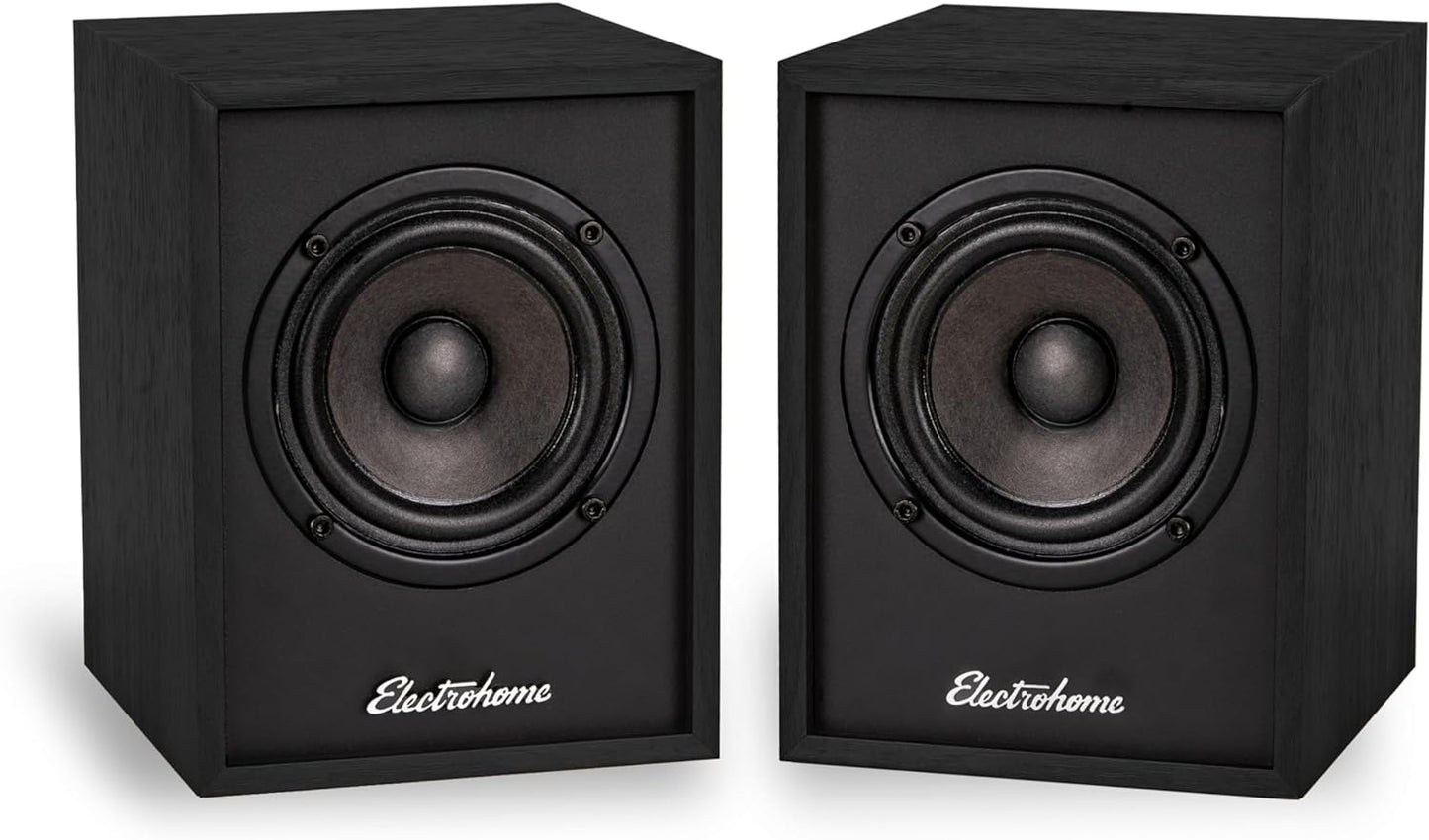 Electrohome Huntley Powered Bookshelf Speakers for Music Lovers