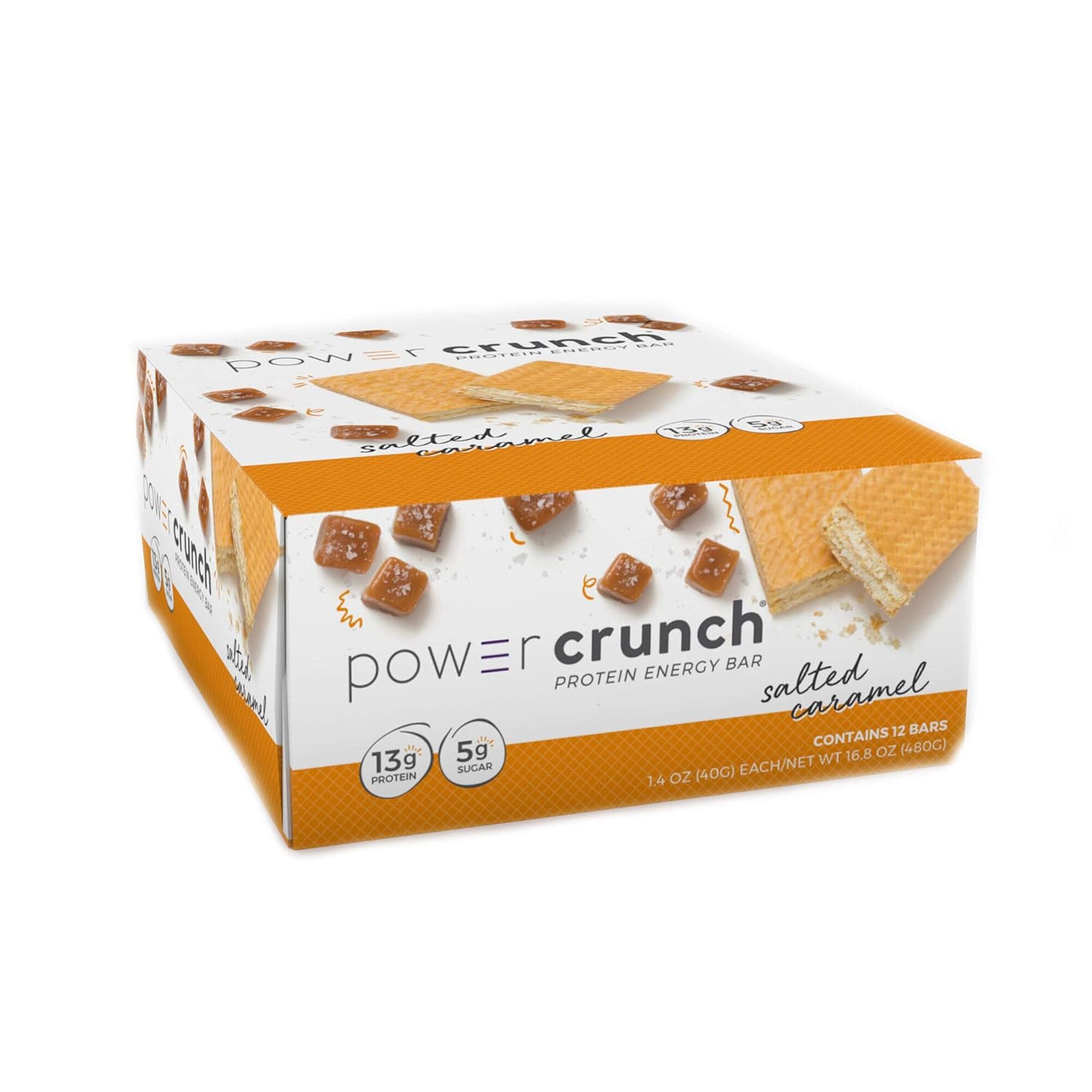 Power Crunch Salted Caramel Protein Bars - Energy Boost!