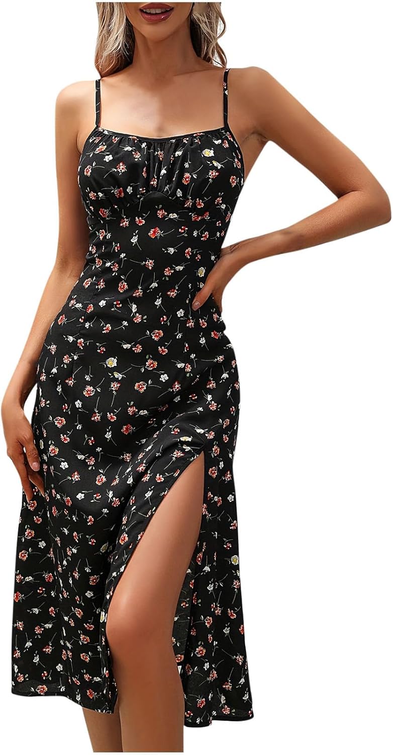 Casual Boho Sundress for Women 2024 - Flowy Mini Dress