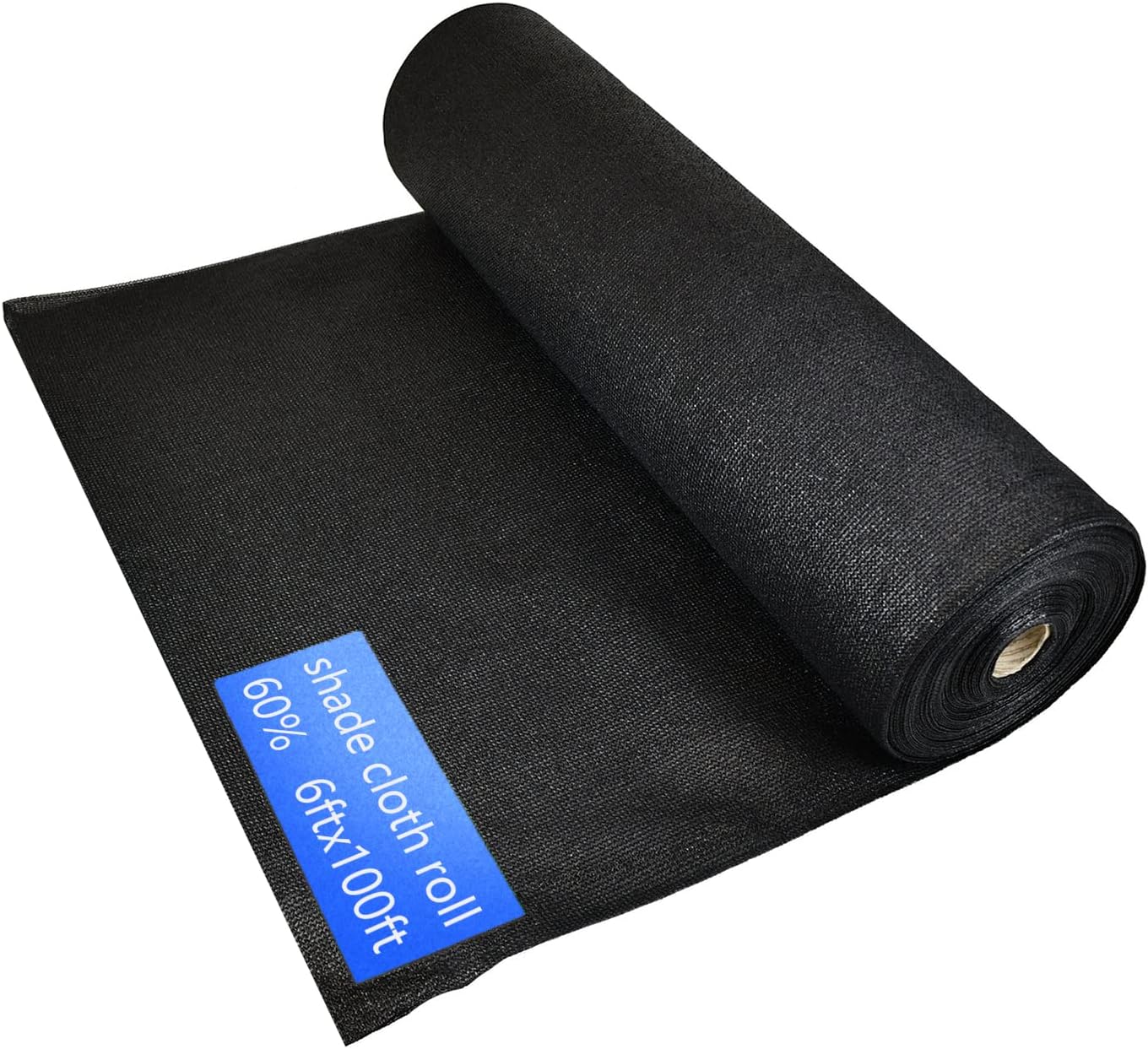 Black Shade Cloth Roll 6ft x 100ft for Garden and Greenhouse