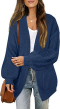 MEROKEETY Women's Chunky Cardigan Sweaters - Oversized (Style XJRG)