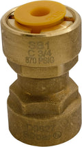 Supplying Demand SB1 3/4 Inch Quick Connect HVAC Brass Coupler - Fast