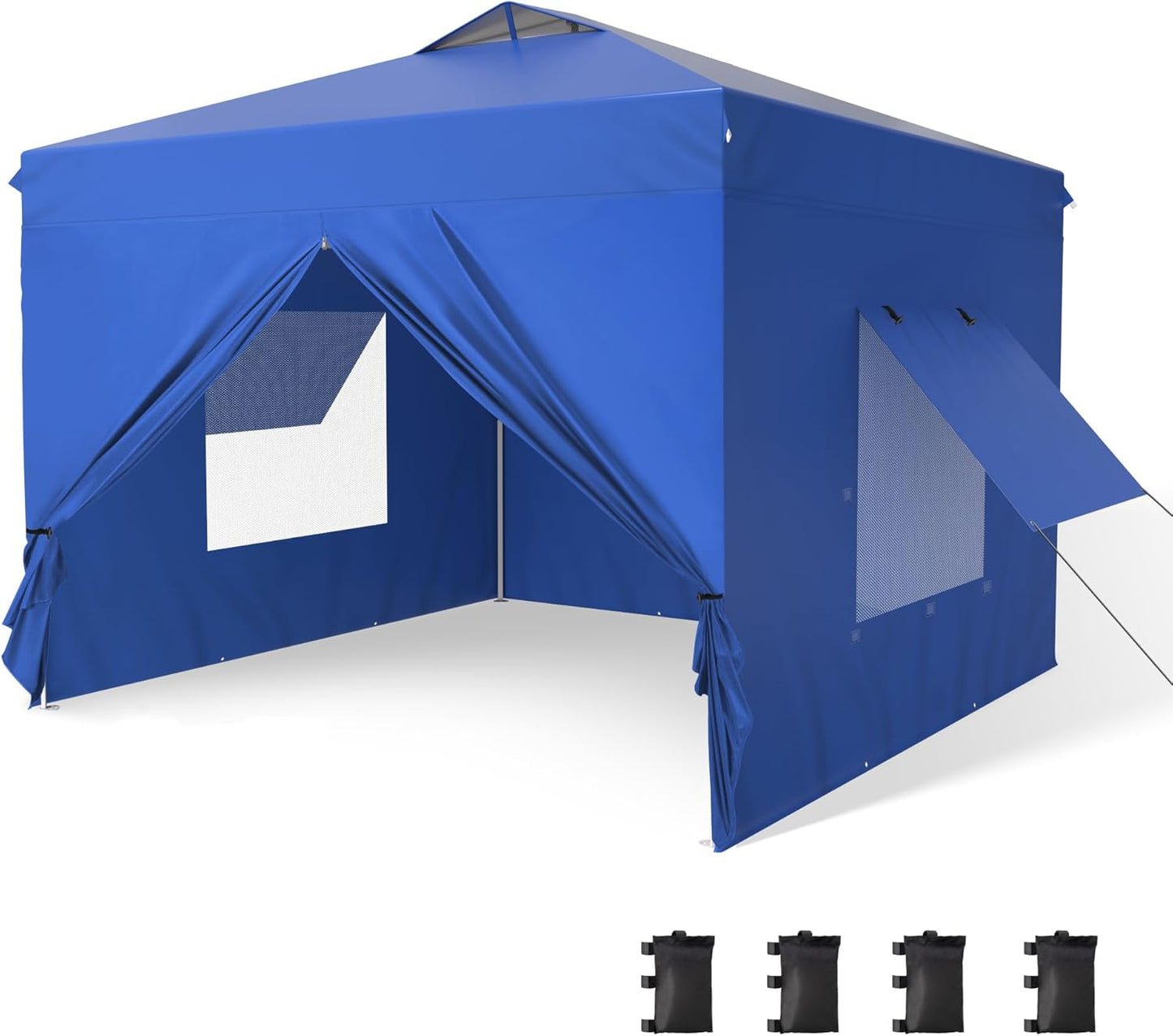 PHI VILLA 10ftx10ft Pop Up Canopy Tent for Outdoor Events