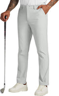 Mens Golf Pants Stretch Dress Pants Quick Dry Slim Fit Shoes