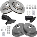 TRQ Front and Rear Brake Pad & Rotor Kit for Toyota and Lexus - Direct