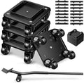 KEDSUM Furniture Dolly with 4 Wheels - Heavy Duty 2000LBS Capacity