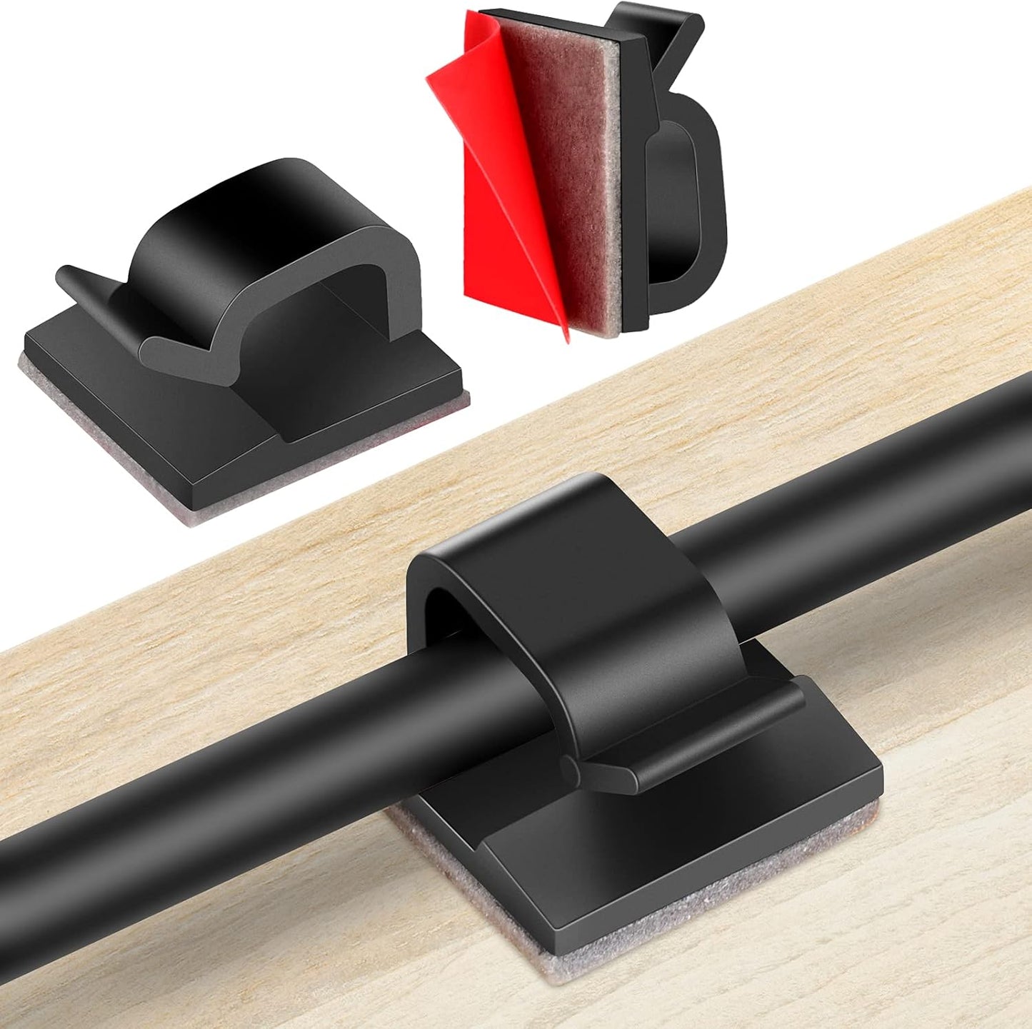 TidyHelper Adhesive Cable Clips: Organize Anywhere!