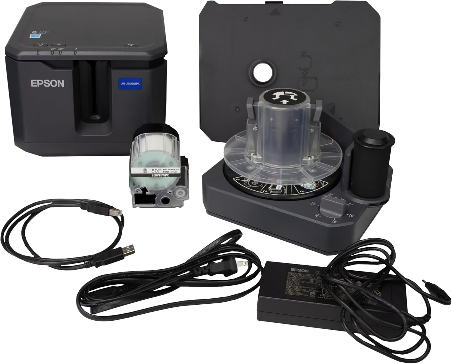 Epson Industrial Label Maker - Complete Kit, Automatic Rewinder