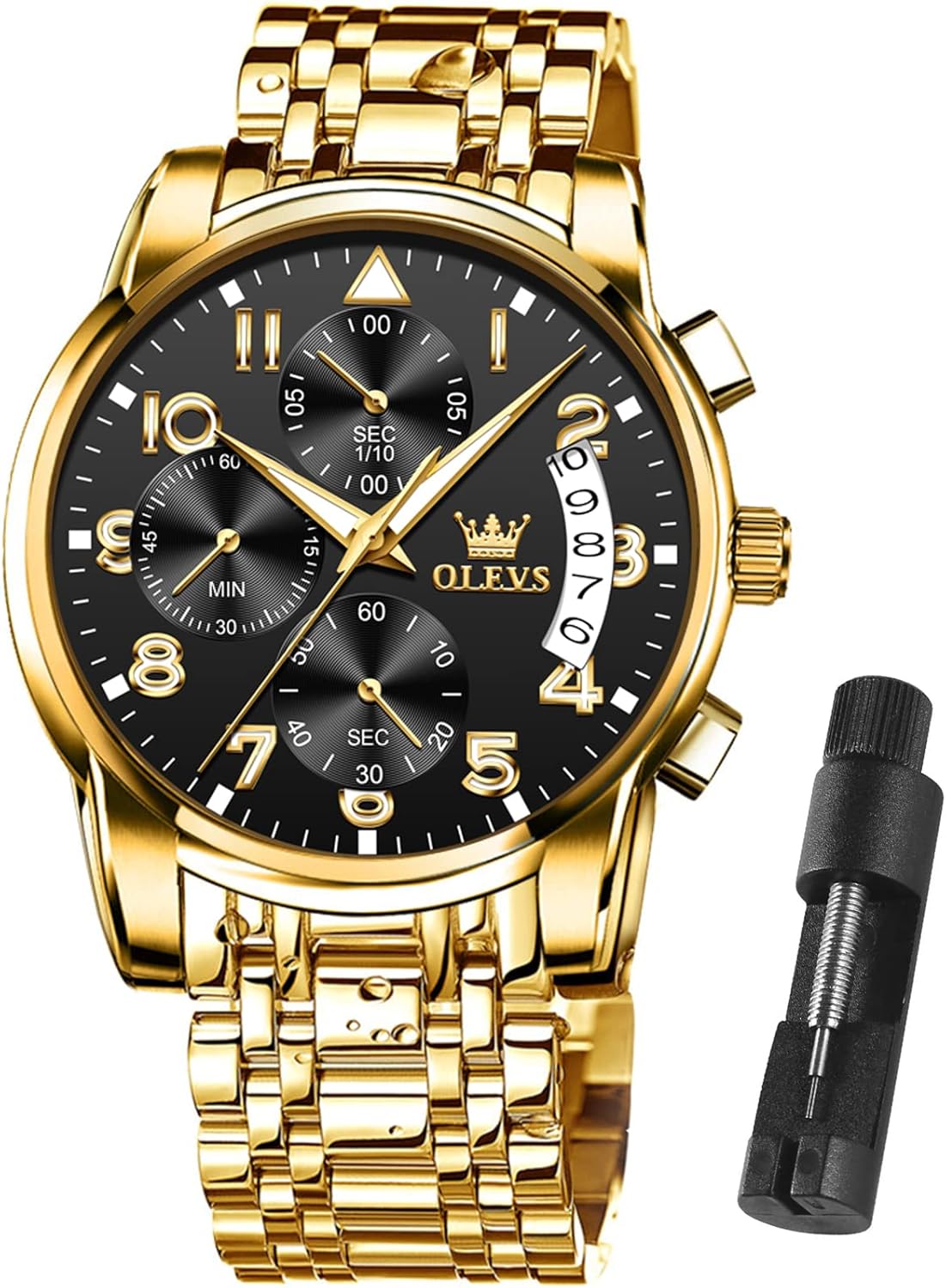 XIN LINGYU Waterproof Stainless Steel Men's Watch