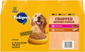 Pedigree Chopped Ground Dinner Wet Dog Food Chicken & Beef Pack