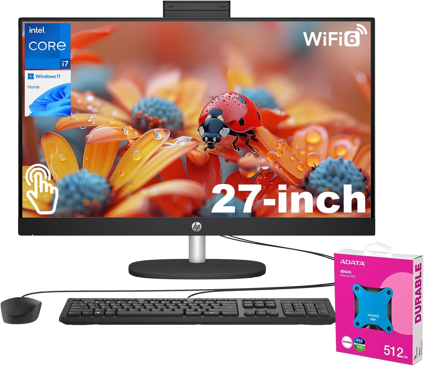 HP All-in-One Desktop | Ultra Fast Performance | 64GB RAM | 2TB SSD