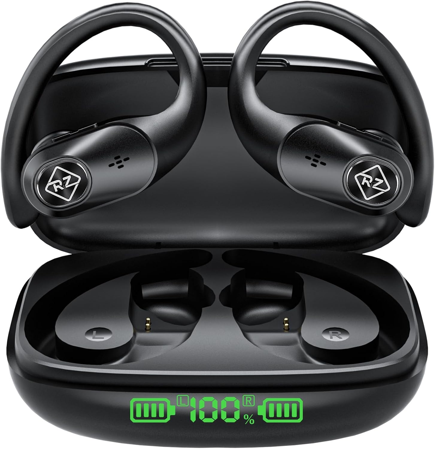 RIZIZI Wireless Earbuds | 80H Playtime | Deep Bass | Waterproof