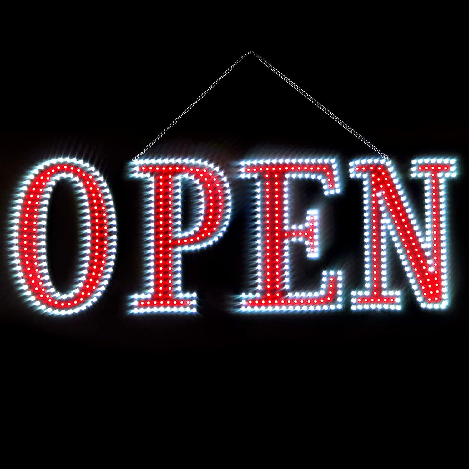 40inx14in Extra Large LED Open Signs for Business - Bright & Unique