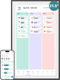 Digital Calendar 21.5 Inch Touch Screen for Family Organization