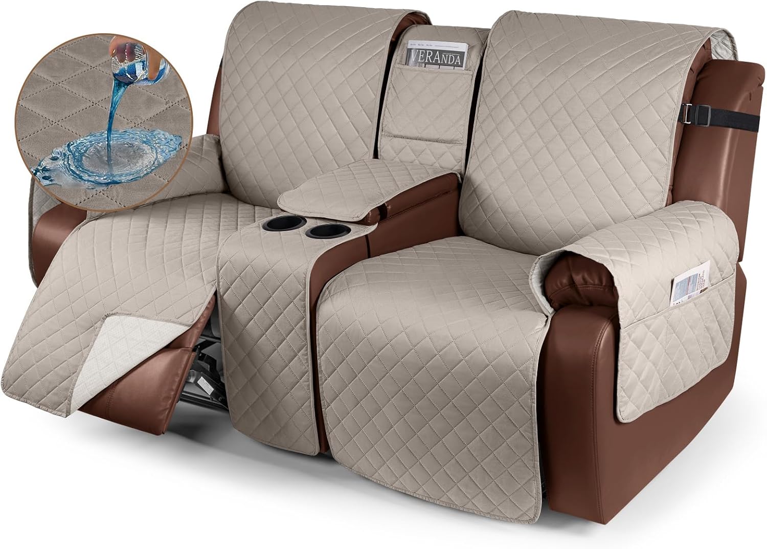 KinCam Waterproof Loveseat Cover: Non-Slip Furniture Protector