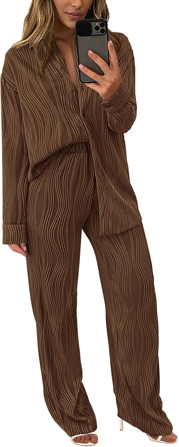 PRETTYGARDEN Women's 2 Piece Sets for Fall Casual Elegance