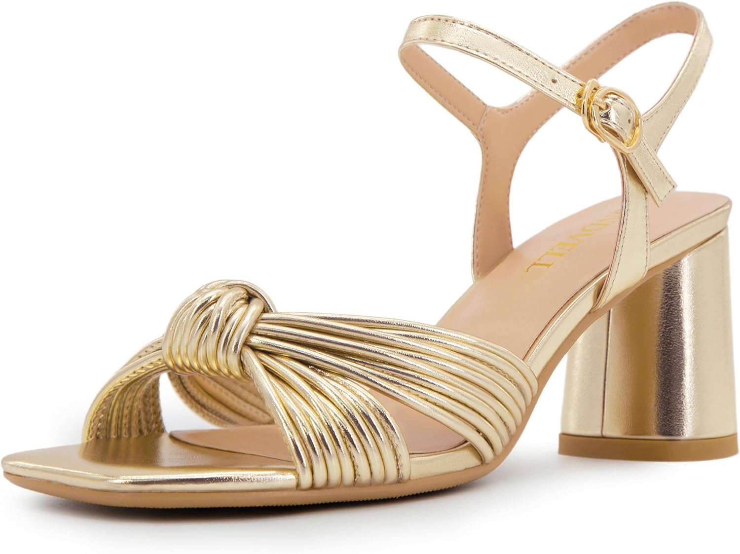 Stylish Women's Heeled Sandals with Chunky Block Heel Design