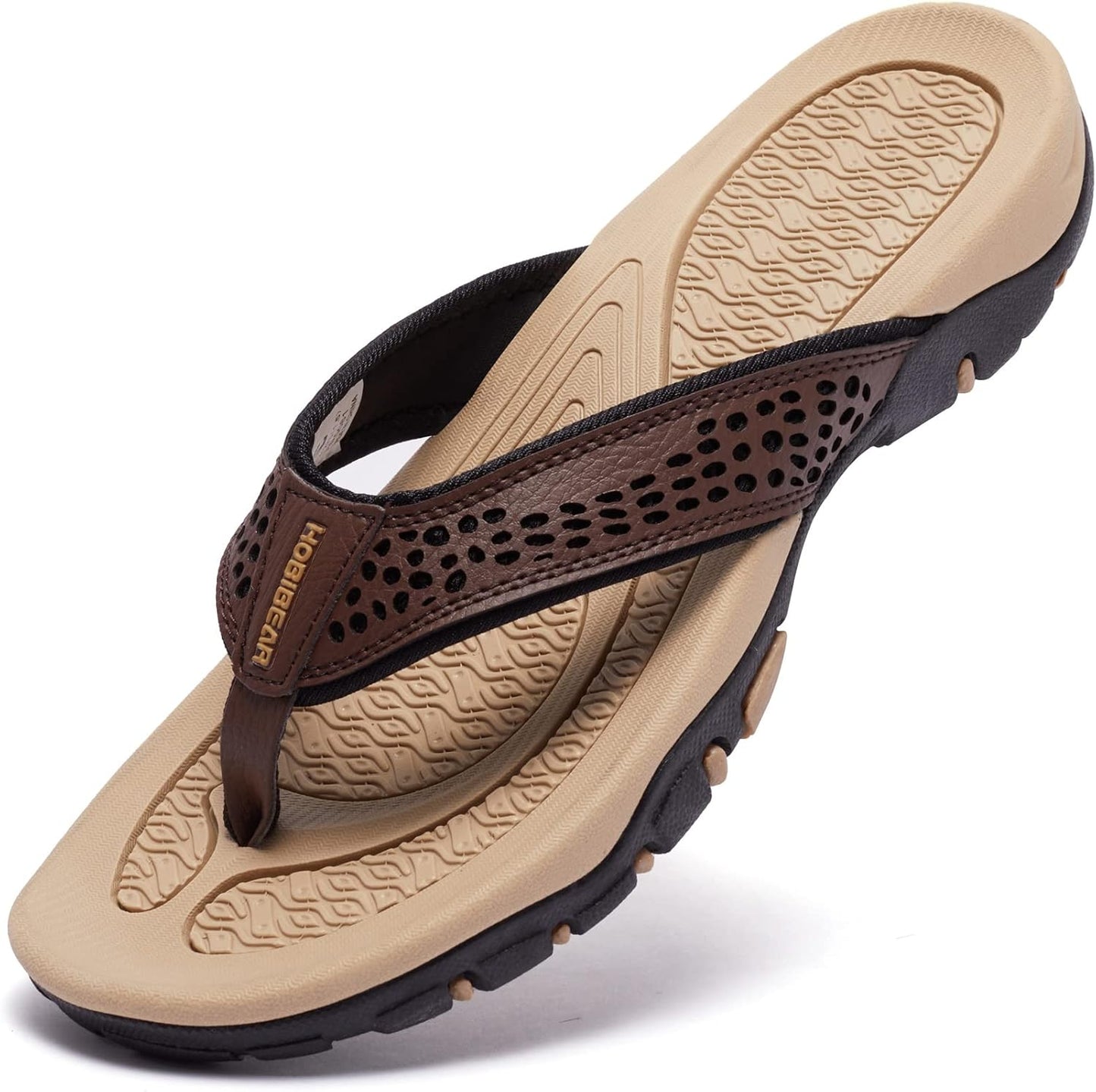GUBARUN Mens Sport Flip Flops for Comfort and Casual Wear