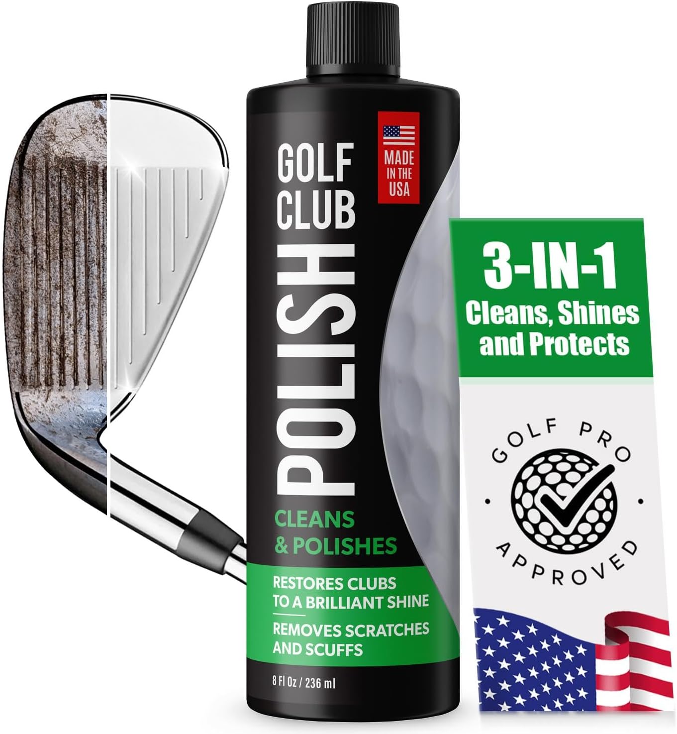 Berkland Golf Club Polish - Instant Cleaner & Scratch Remover