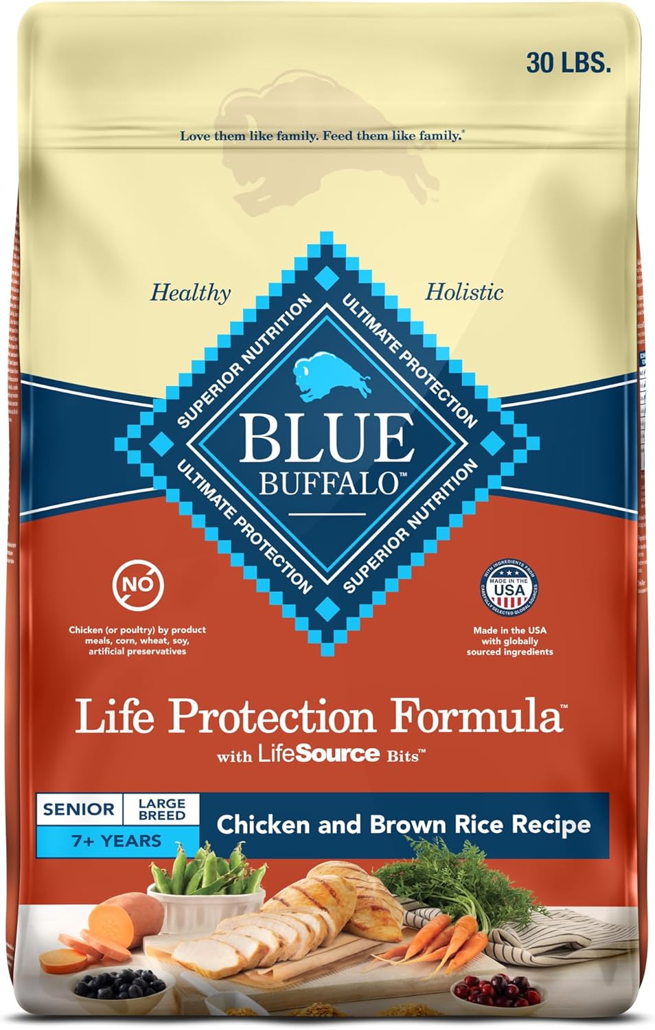 Blue Buffalo Life Protection Formula Large Breed Senior Dog Food