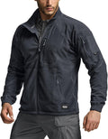 CQR Men's Full-Zip Tactical Jacket - Warm Grid Fleece Performance