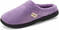 Dearfoams Women's Memory Foam Darcy Velour Clog - Cozy All-Day Comfort