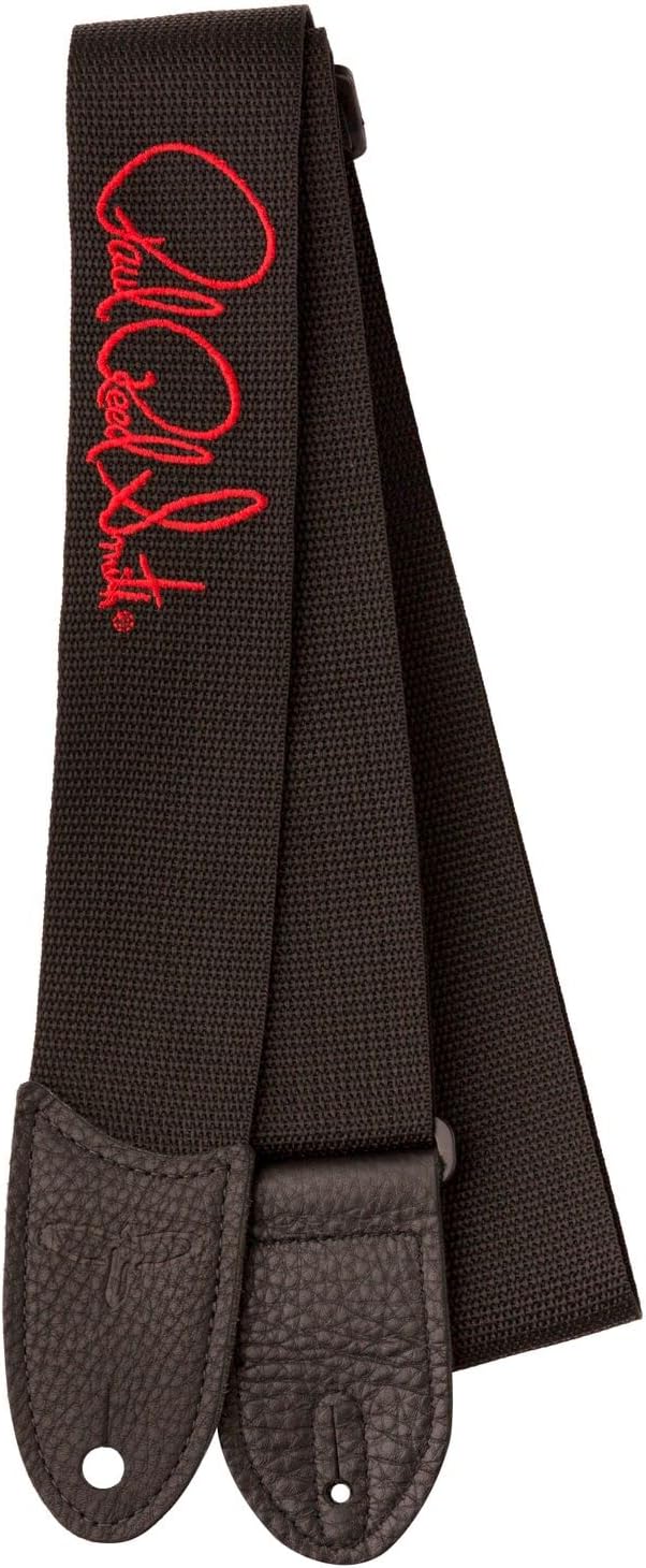 PRS Signature Logo Guitar Strap - Red/Black