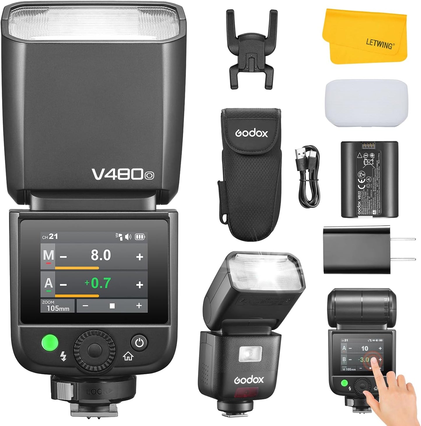 Godox V480 O TTL Flash for Olympus with 2.4G Wireless Control