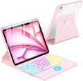 Touchpad Keyboard Case for iPad Air 11 in - 360 Rotation, Backlit