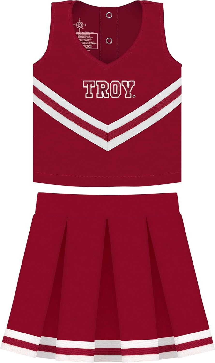 College Baby Youth Cheerleader Dress 3 Piece Set for Little Ones