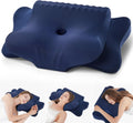 Cooling Ergonomic Cervical Pillow for Side, Back & Stomach Sleepers