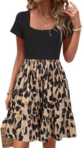 Stylish Newshows Square Neck Sundress for Women This Summer