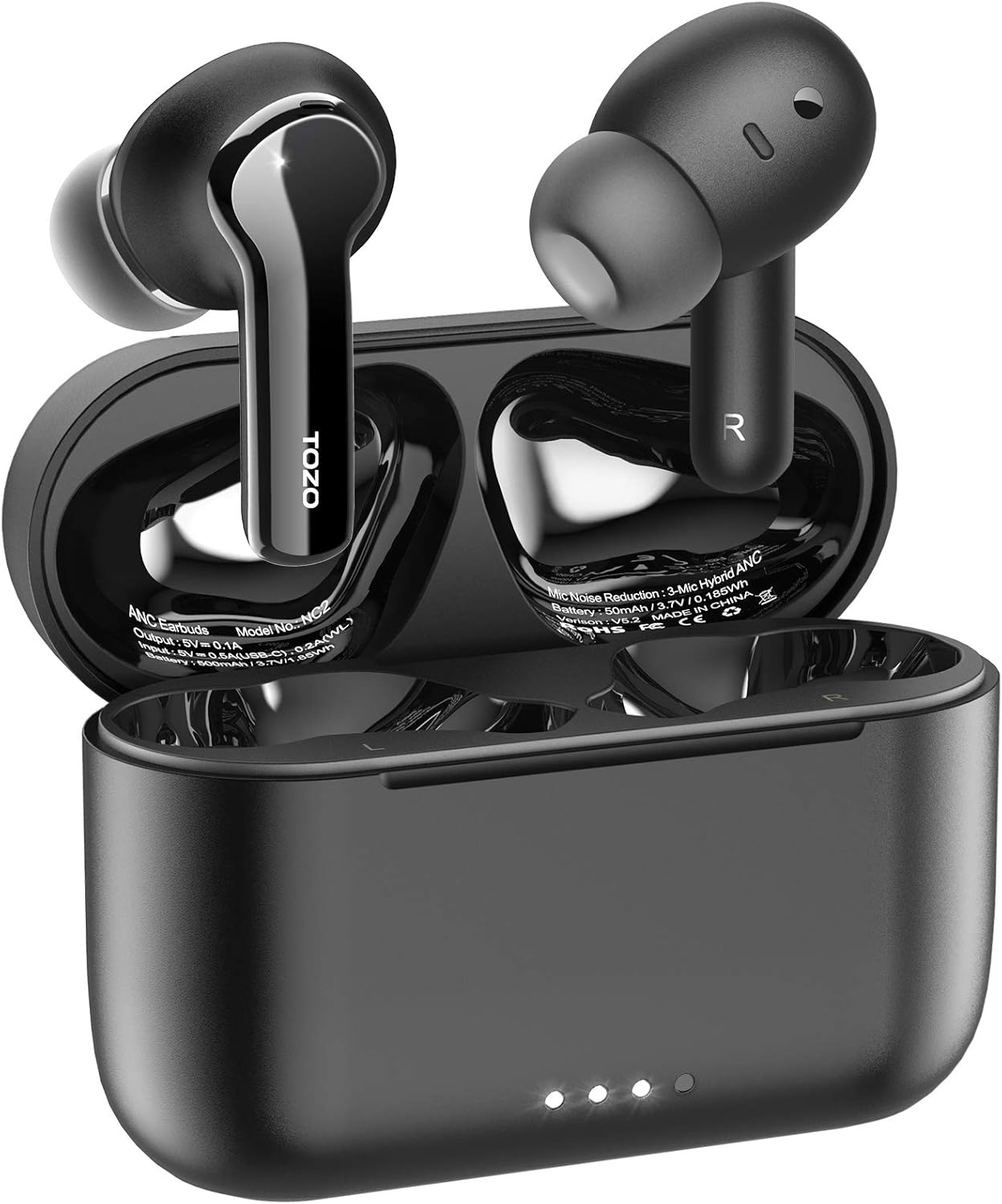 TOZO NC2 Wireless Earbuds with Active Noise Cancelling Features