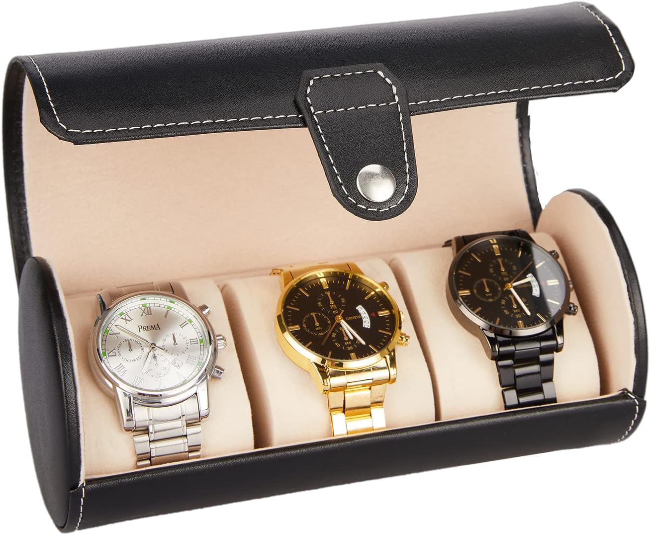 LETURE Vegan Leather Watch Case: Travel in Style!