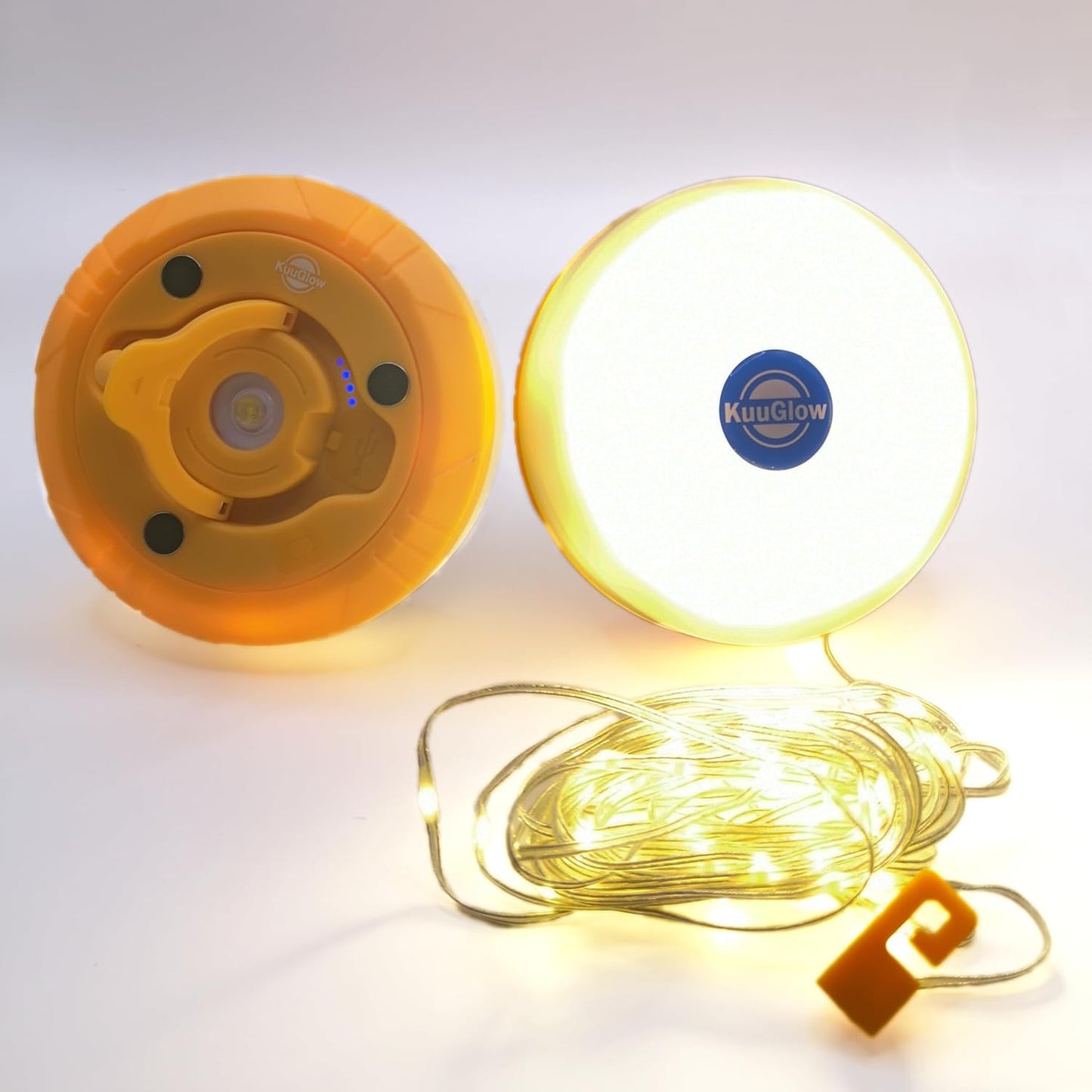 KuuGlow Camping String Lights: Rechargeable & Versatile