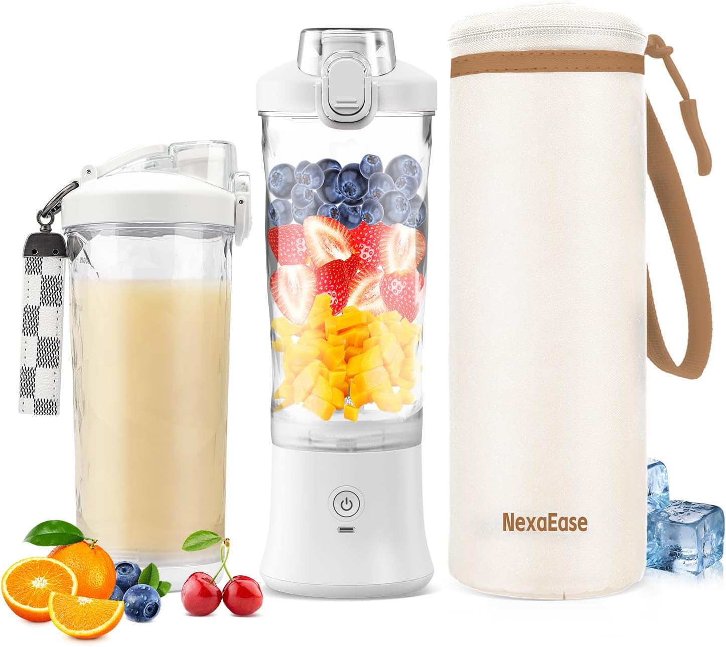 Portable Blender for Shakes and Smoothies - 20 OZ Personal Juicer