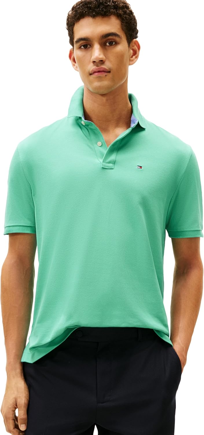 Tommy Hilfiger Men's Short Sleeve Cotton Pique Polo Shirt Review